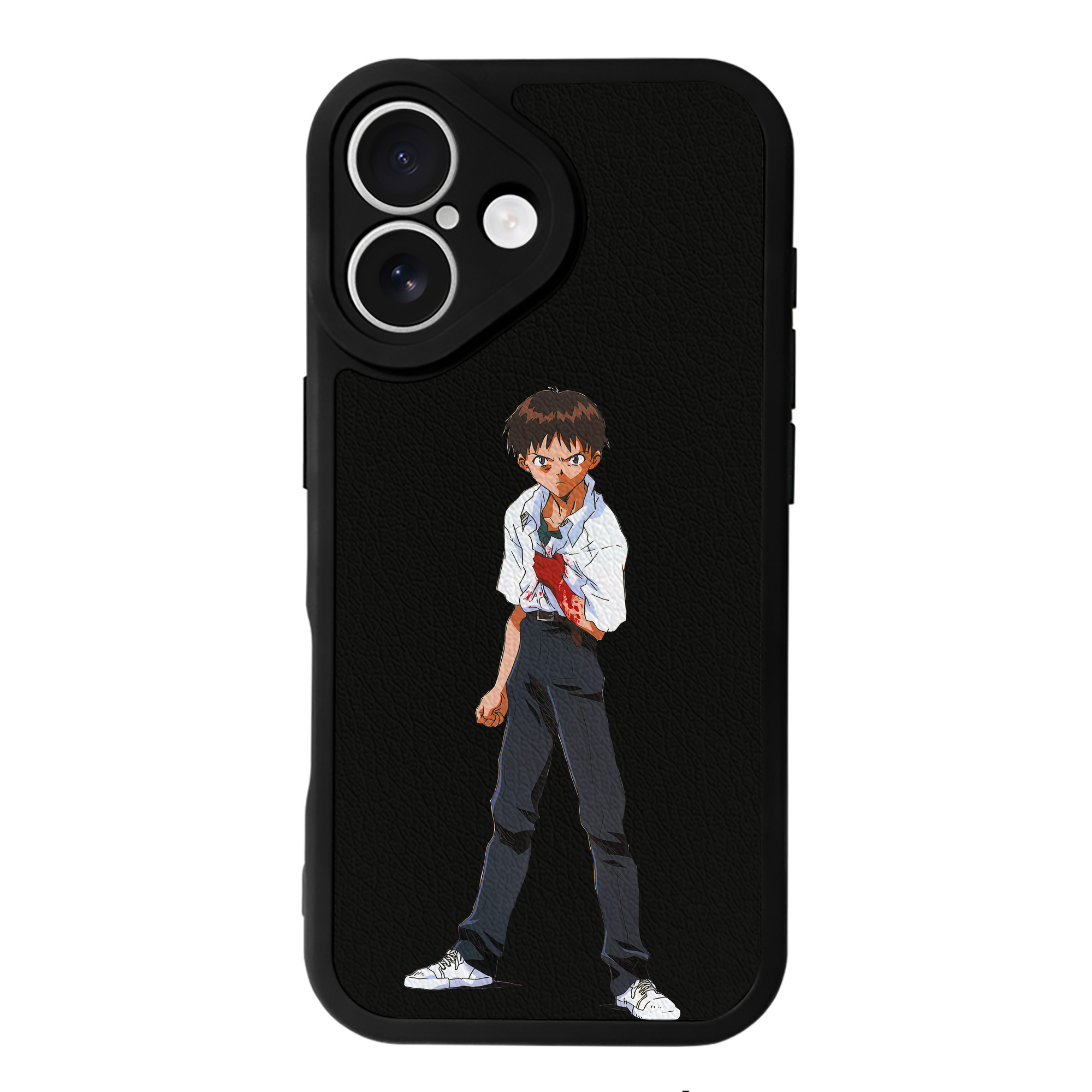 （画像用） EVA 新世紀エヴァンゲリオン 【iPhone 16シリーズ対応】シリコンスマホケース（レザー調） 材質：シリコン
